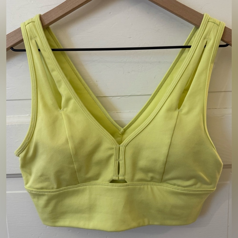 Alo Yoga United Long Bra Shock Yellow S